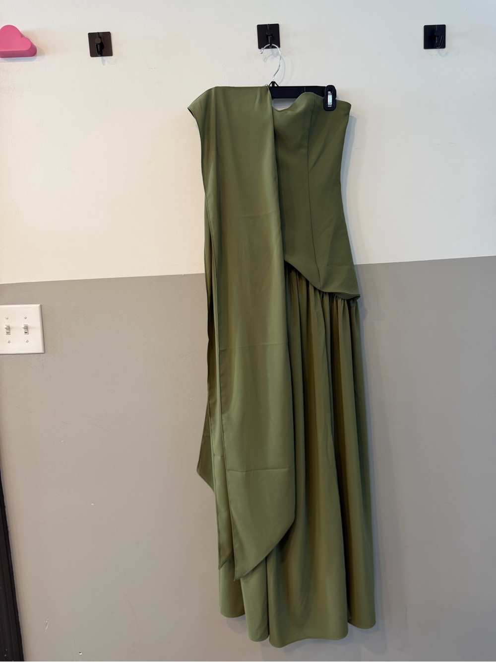 Babyboo Fashion Maliyah Maxi Dress NWT Khaki Corset Wedding Guest Formal M - Picture 13 of 16